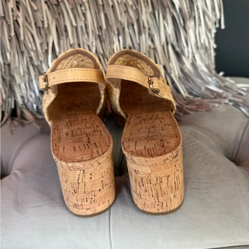 AEROSOLES SANTIAGO RAFFIA NATURAL SZ 9